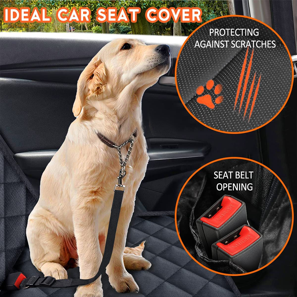 PawRide™ Dog Car Seat Cover