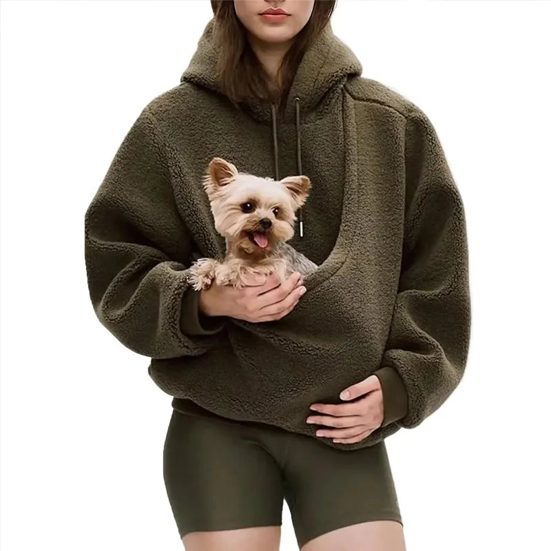  PetHug™ Hoodie – The Ultimate Cozy Cuddle Hoodie for Cats & Small Dogs 🐾